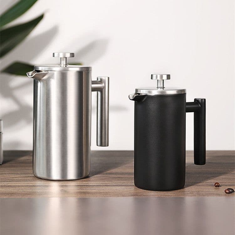 image-Stainless Steel French Press French Press Coffee Maker