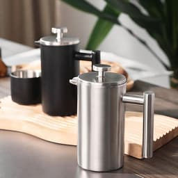 image-Stainless Steel French Press French Press Coffee Maker