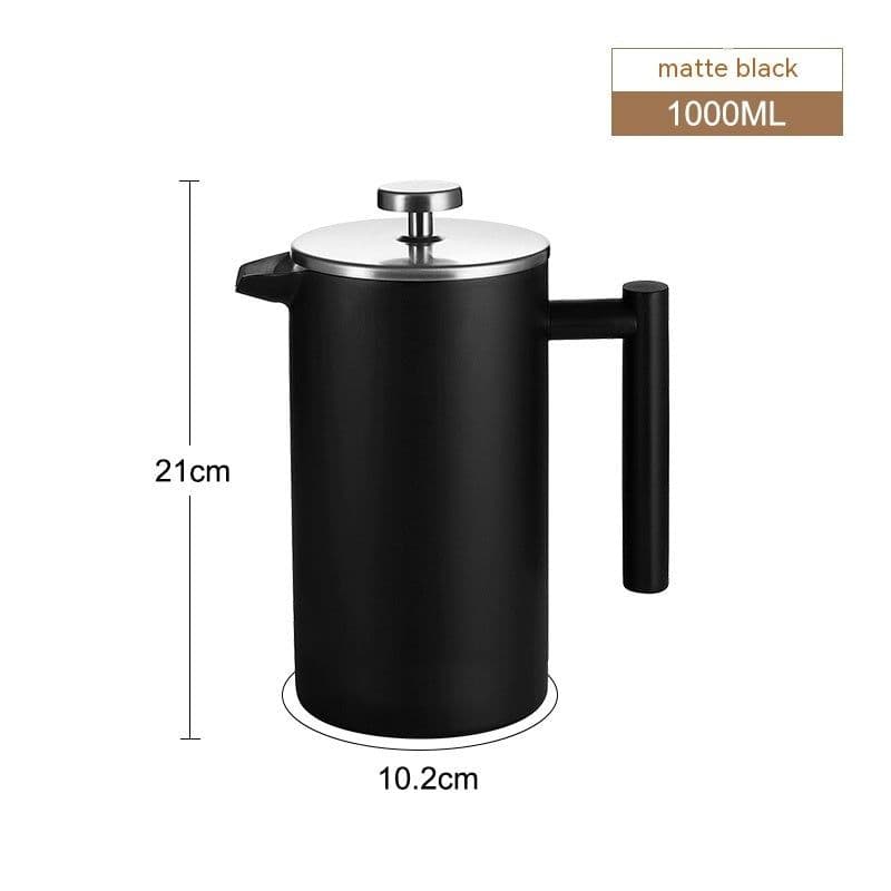image-Stainless Steel French Press French Press Coffee Maker