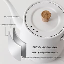 image-Swan Neck Slender Mouth Hand Made Coffee Maker