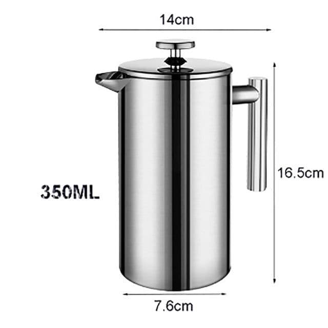 image-French Press Coffee Maker Stainless Steel Coffee Percolator