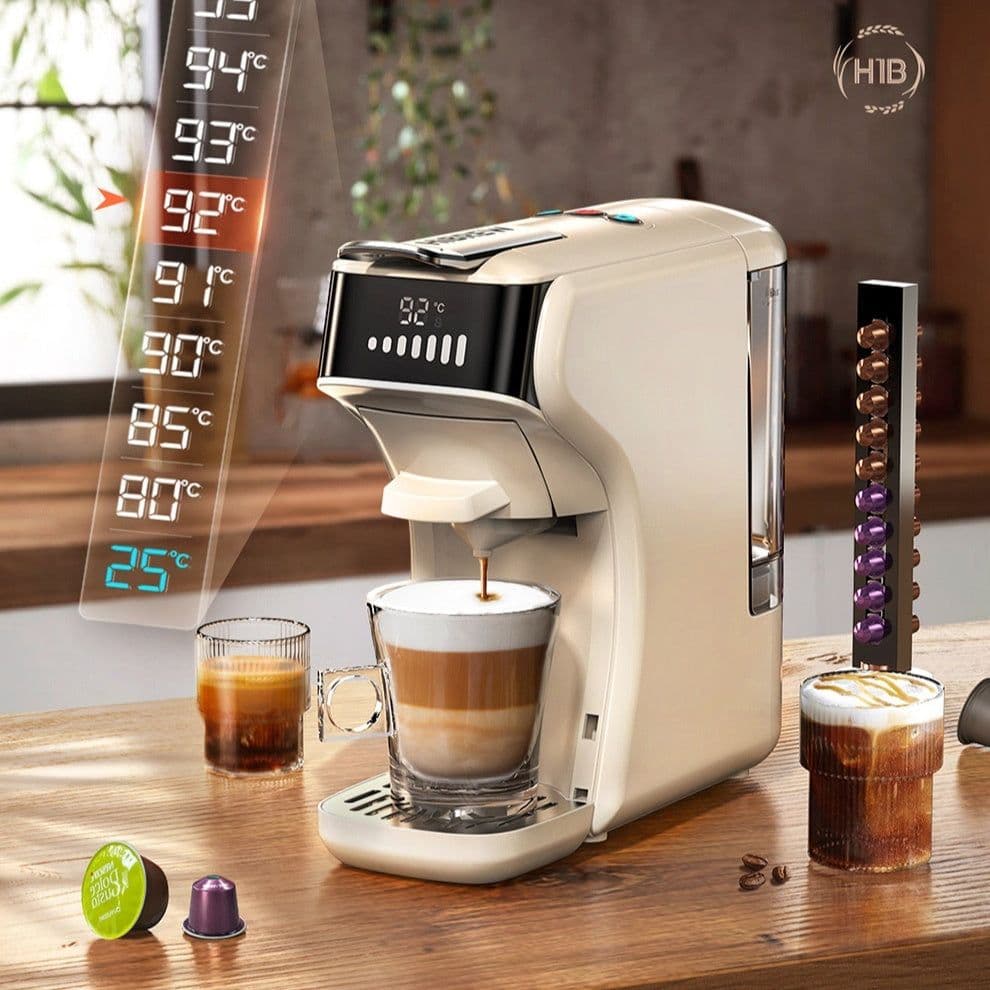 image-Coffee Machine Integrated Hot And Cold Dual Temperature Espresso Small Household