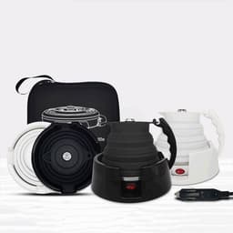 image-Foldable Car Electric Kettle Portable Fixed Car Kettle 12V 24V