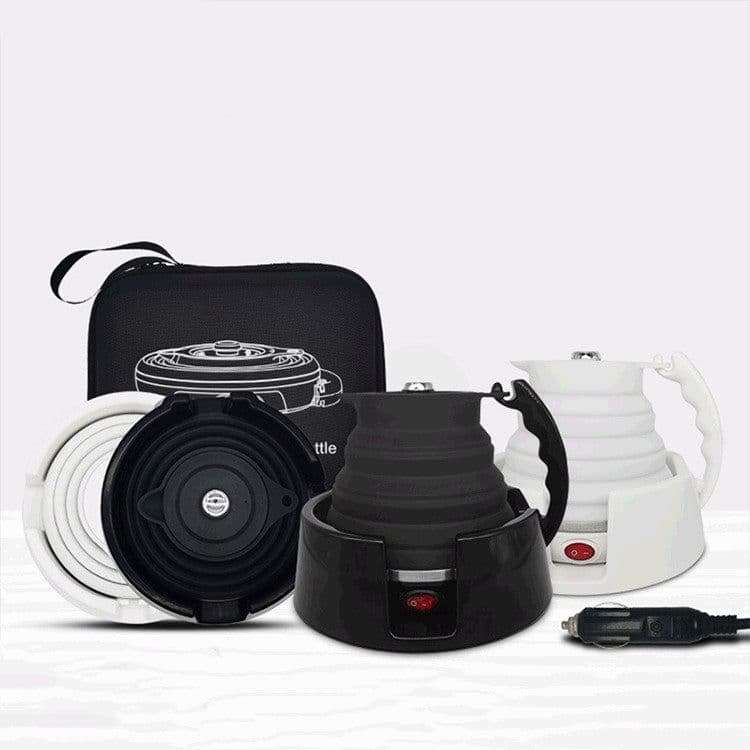 image-Foldable Car Electric Kettle Portable Fixed Car Kettle 12V 24V