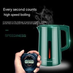 image-Malata Electric Kettle Stainless Steel Electric Water Pot Dormitory Household Durable Insulation