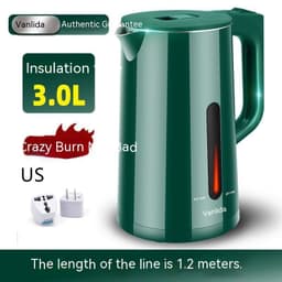 image-Malata Electric Kettle Stainless Steel Electric Water Pot Dormitory Household Durable Insulation