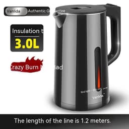 image-Malata Electric Kettle Stainless Steel Electric Water Pot Dormitory Household Durable Insulation