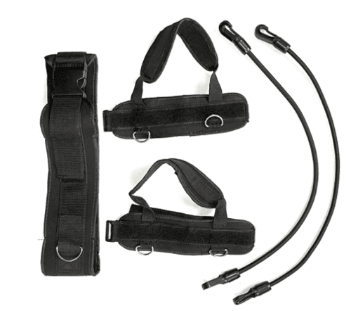 image-Black Stretch Leg Pull Rope Leg Muscle Exercises Practice