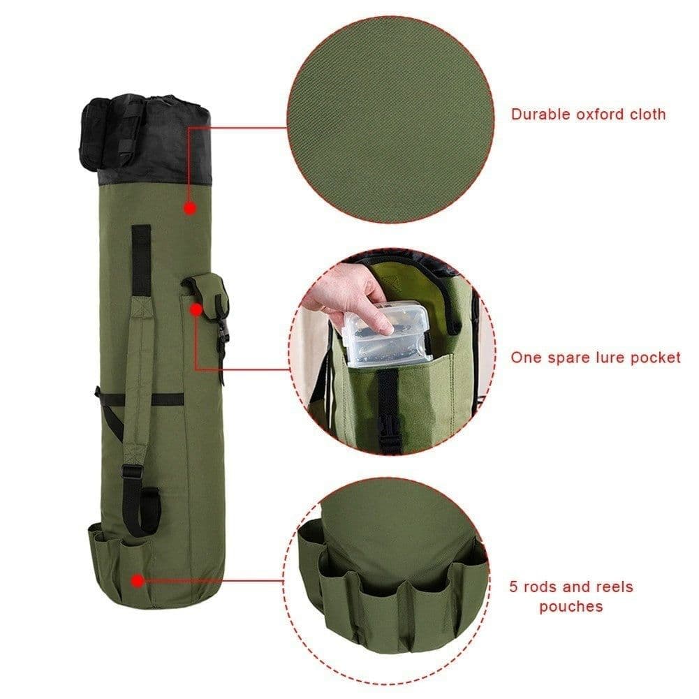 image-Fishing rod storage fishing rod portable reel bag