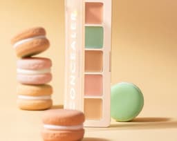 image-Color Concealer Pan Cover Cream Face Finch Spots Acne Marks Acne Dark Circles Artifact Lasting Primer