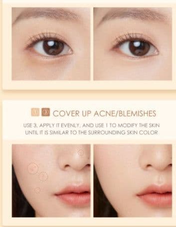 image-Color Concealer Pan Cover Cream Face Finch Spots Acne Marks Acne Dark Circles Artifact Lasting Primer