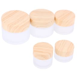 image-Face Cream Bottle Travel 50g Glass Cosmetic Sub-bottle