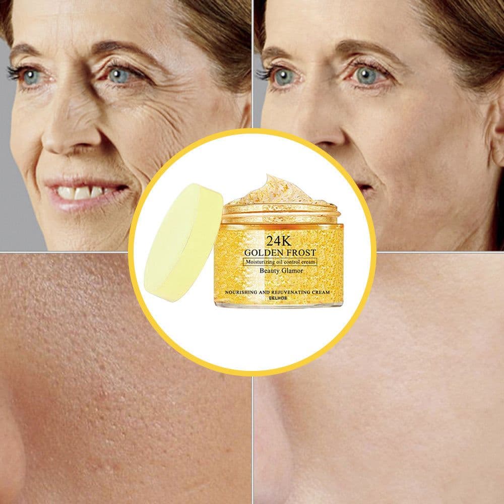 image-Women's Golden Face Cream Moisturizing And Nourishing Skin