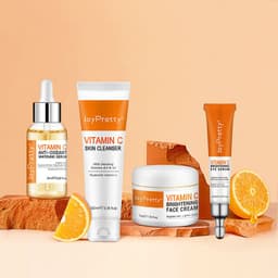 image-Vitamin C Cream Skin Brightening Set Hydration And Moisturizing 5-Piece Face Set