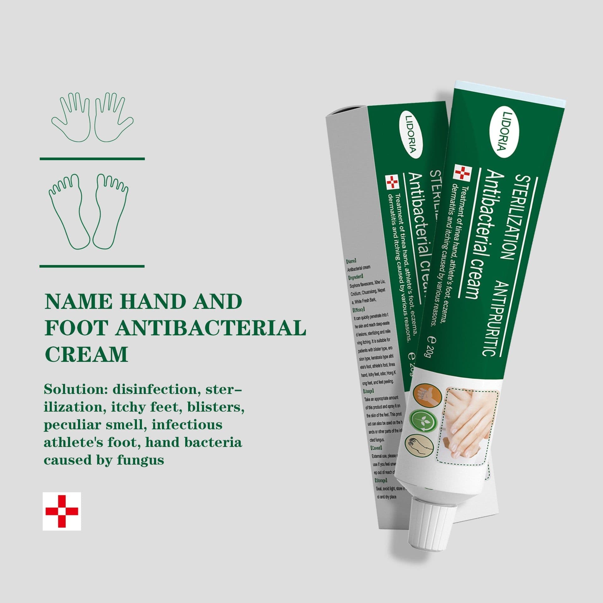 image-Suitable For Dry And Cracked Skin, Itchy Hands And Feet, And Bacteria Spill Cream