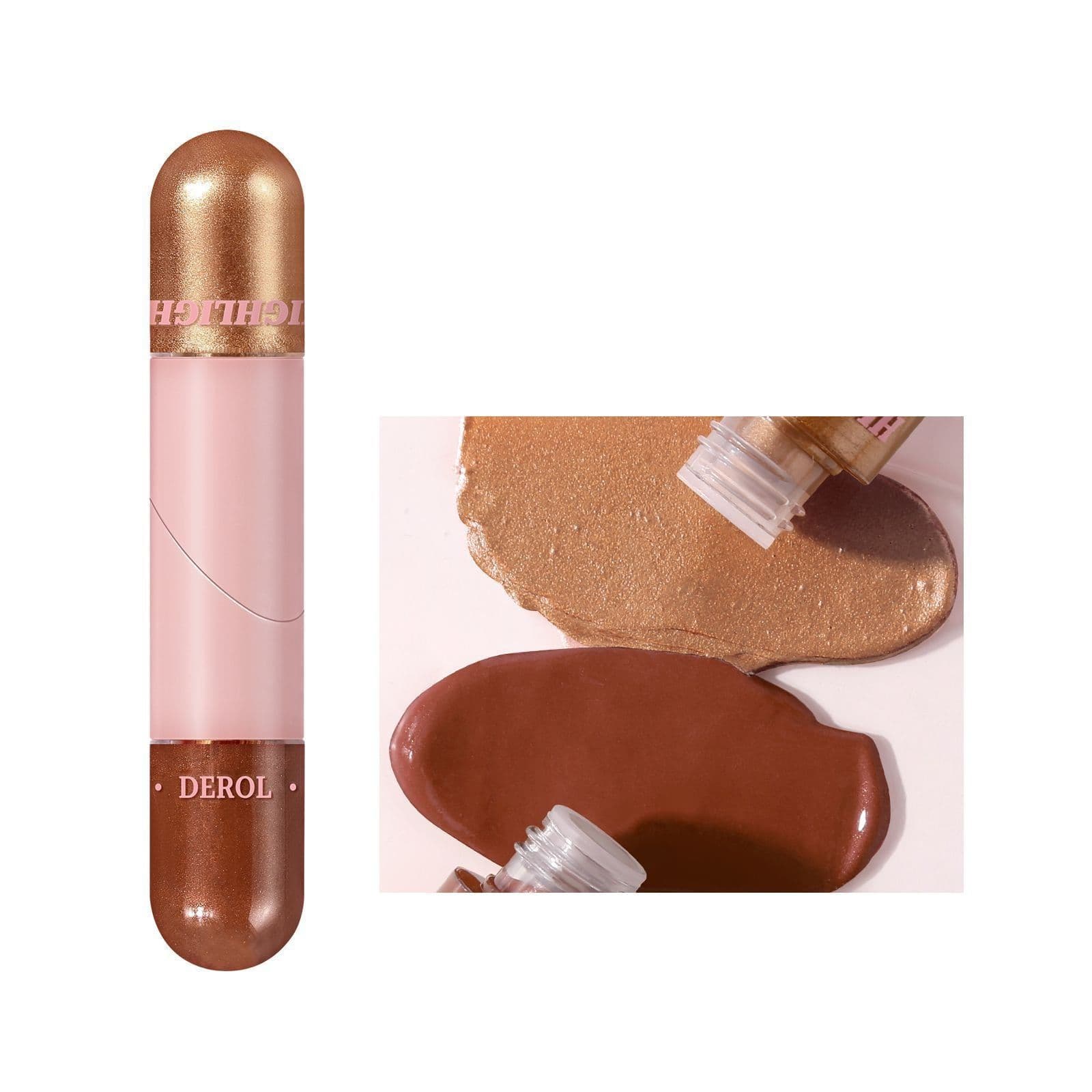 image-Double-headed Face Lift Cream Foldable Tube Body Two-color Combination Base