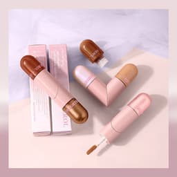 image-Double-headed Face Lift Cream Foldable Tube Body Two-color Combination Base