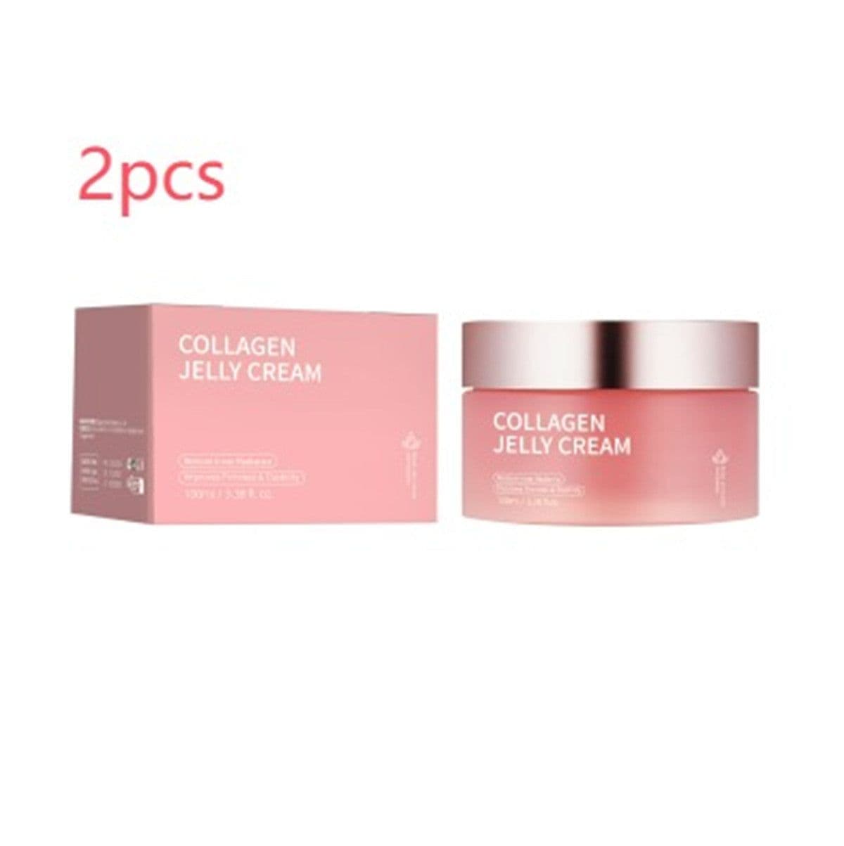 image-Collagen Jelly Face Cream Nicotinamide Gel Moisturizing And Brightening Facial Mask Anti-aging Shrinks Pores Jelly Cream Essence