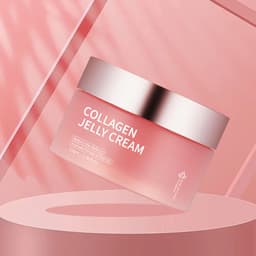 image-Collagen Jelly Face Cream Nicotinamide Gel Moisturizing And Brightening Facial Mask Anti-aging Shrinks Pores Jelly Cream Essence