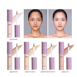 image-Full Cover 5 Colors Liquid Concealer Eye Dark Circles Cream Face Corrector
