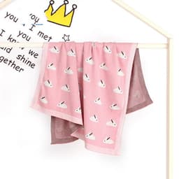 image-Baby Blanket Knitted Bunny Hug Blanket Baby Windproof Cover
