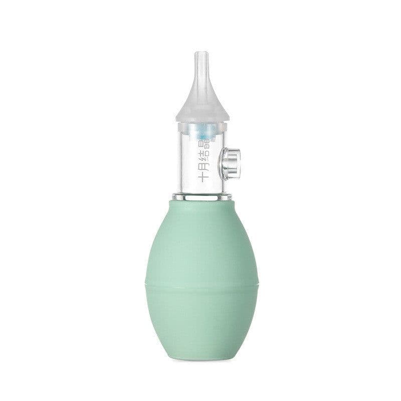 image-Infant Silicone Nasal Aspirator Pump Type Neonatal Cold Nasal Mucus Cleaner