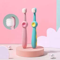 image-Children's Toothbrush Soft Bristled Baby Toothbrush Set