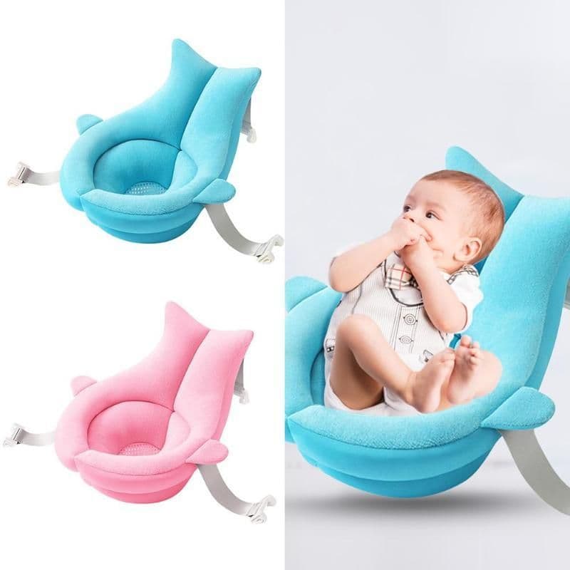 image-Baby Shower Pad Baby Shower Bath Net Pocket Newborn Bath Suspension Bath Mat Factory Direct Wholesale Bath Mat