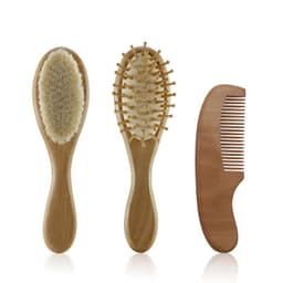image-Baby Shower Shampoo Brush Small Comb Soft Bristles Brush Cleaning Care Tool