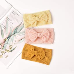 image-Baby Hair Accessories Nylon Bow Children's Jewelry