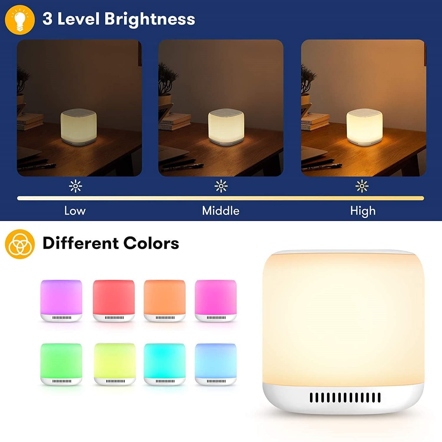 image-White Noise Sleep Aid Baby Colorful Lights