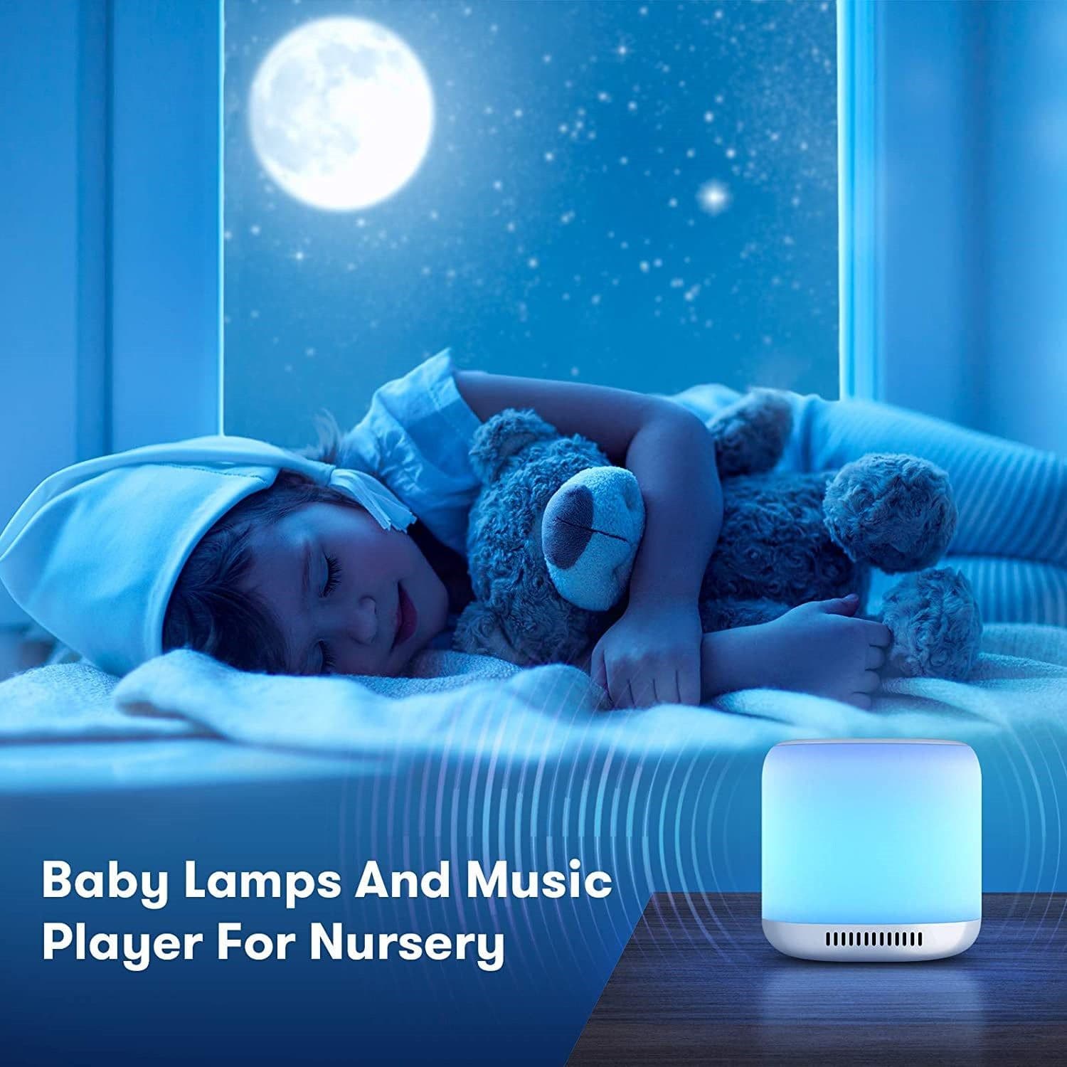 image-White Noise Sleep Aid Baby Colorful Lights