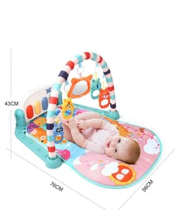 image-Baby Fitness Frame Pedal Piano Baby With Music Kids Pedal Toy