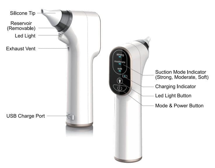 image-Baby Electric Nasal Suction Device For Newborns, Infants And Children