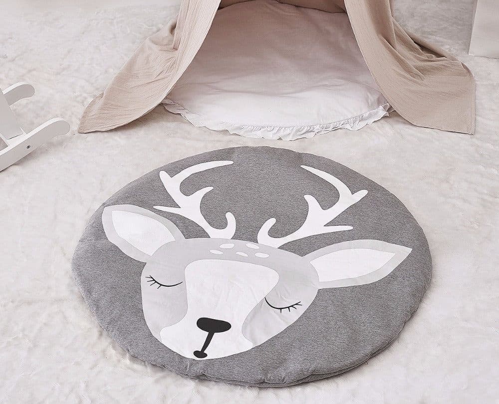 image-Cartoon Cotton Children Crawling Mats