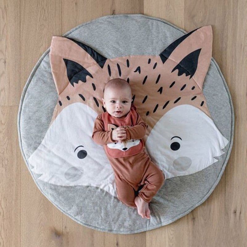 image-Cartoon Cotton Children Crawling Mats