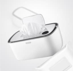 image-Electric Baby Wet Tissue Dispenser Paper Case Napkin Heating Storage Box Warmer Temperature Control Thermostat Wipes Heater
