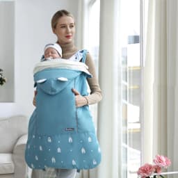 image-Warm Baby Carrier Cloak Cover Windproof Quilt Stroller Accessories