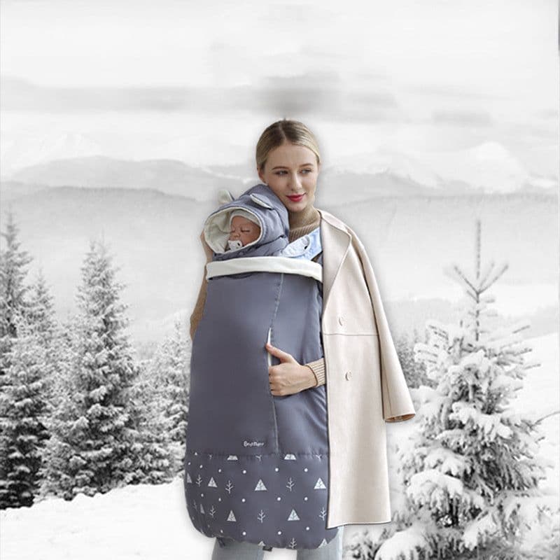image-Warm Baby Carrier Cloak Cover Windproof Quilt Stroller Accessories