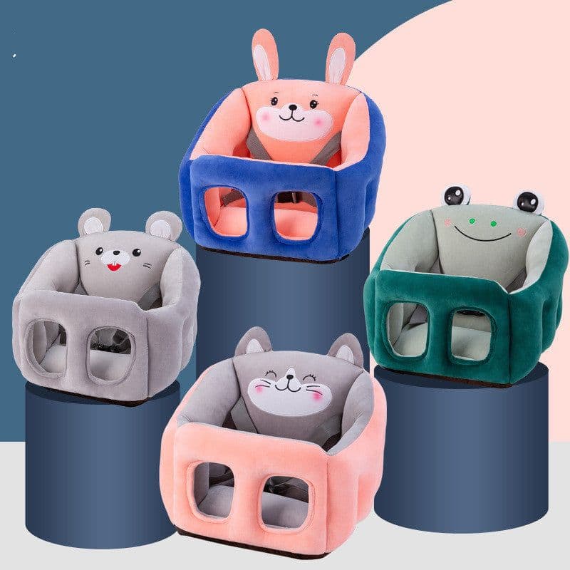 image-Cartoon Portable Baby Dining Chair Multifunctional Baby Car Can Be Fixed