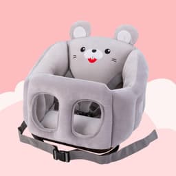 image-Cartoon Portable Baby Dining Chair Multifunctional Baby Car Can Be Fixed