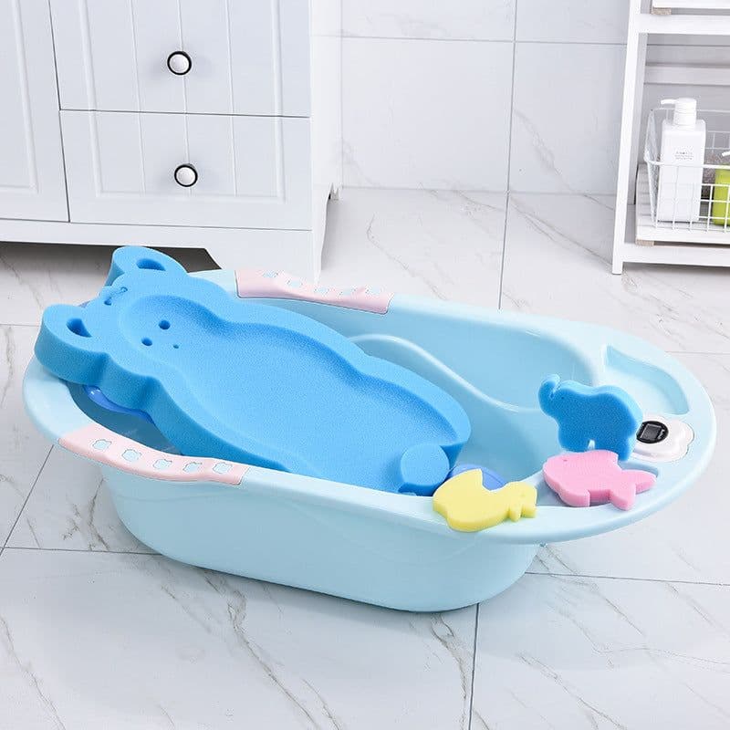 image-Baby Shower Bath Tub Pad Non-Slip Bathtub Seat Support Mat Newborn Safety Bath Mat
