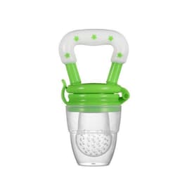 image-Baby Food Feeder with Pacifier Clip Holder Infant Baby Teether Fruit Feeder Pacifier Infant Food Pacifier Silicone Teething Toys