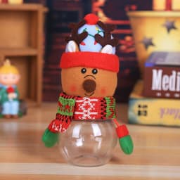 image-Christmas Gift Bags Candy Jar Storage Bottle Santa Bag Sweet Christmas Candy Bag Boxes Child Kids Gifts New Year