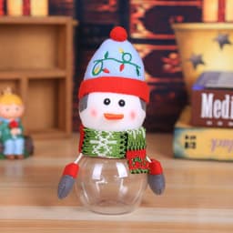 image-Christmas Gift Bags Candy Jar Storage Bottle Santa Bag Sweet Christmas Candy Bag Boxes Child Kids Gifts New Year