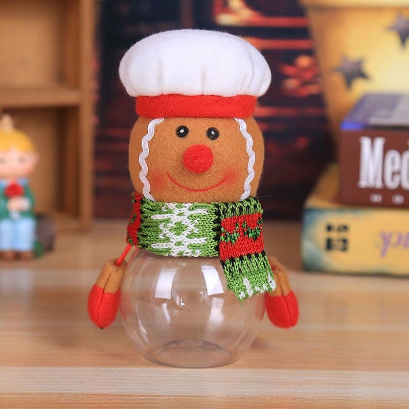 image-Christmas Gift Bags Candy Jar Storage Bottle Santa Bag Sweet Christmas Candy Bag Boxes Child Kids Gifts New Year