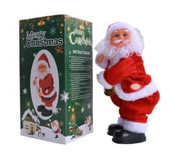image-Shaking hip music Santa electric Christmas ornament
