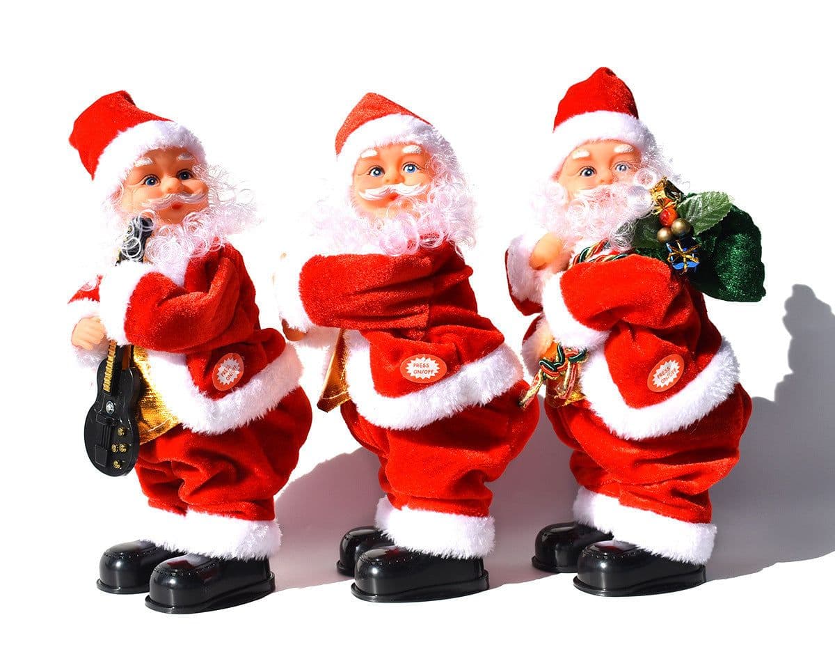 image-Shaking hip music Santa electric Christmas ornament