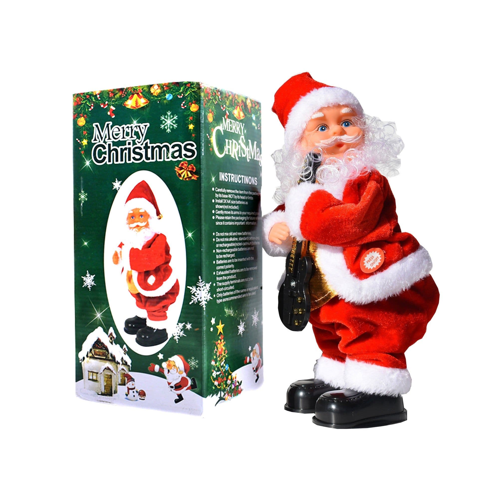 image-Shaking hip music Santa electric Christmas ornament