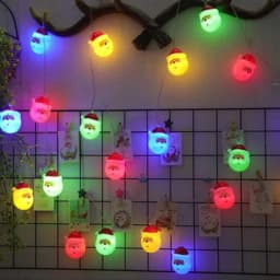 image-Lovely Santa Claus LED String Lights Waterproof Christmas Tree Decoration